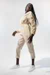 Long Gather Sleeves Jumper w/ Waistband