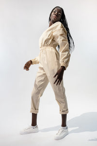 Long Gather Sleeves Jumper w/ Waistband