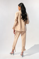 Single Breasted Blazer and Tailored Pants Set