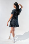 Short Sleeve V-Neck Wrap Dress