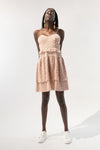 Tie Strap Floral Mini Dress