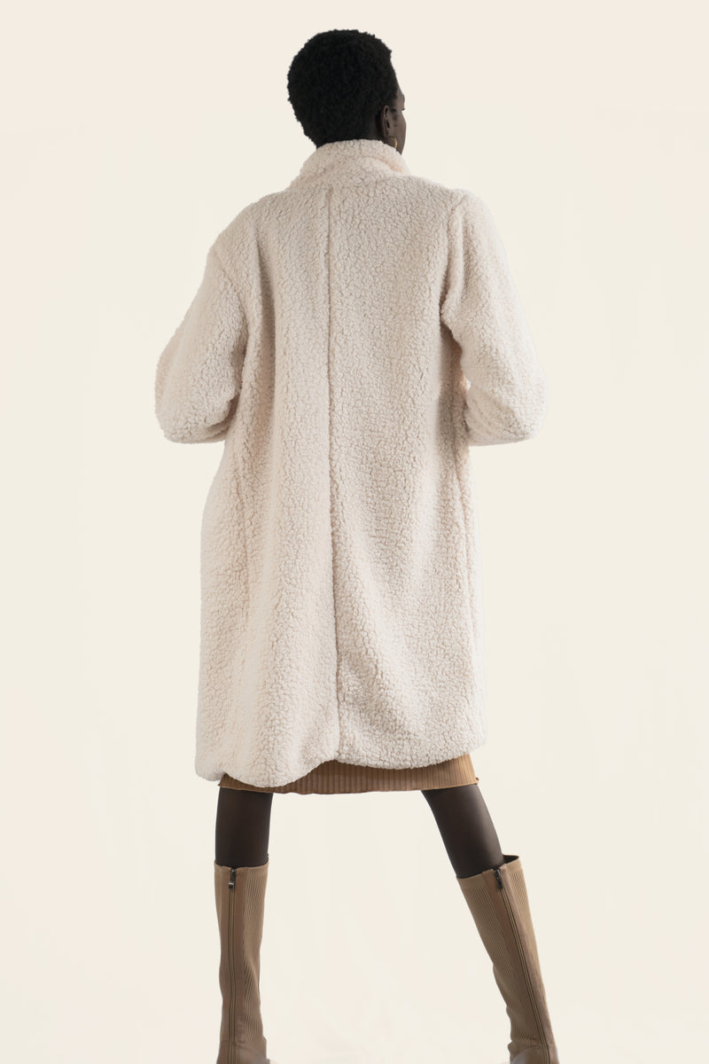 Long-Line Teddy Coat