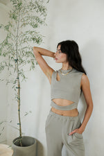 Sustainable Cut Out Knit Top