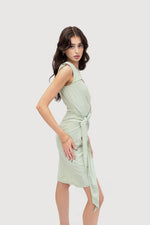 Sustainable Asymmetrical Fitted Dress