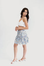 Sustainable Ruffle Party Skirt with Elastic