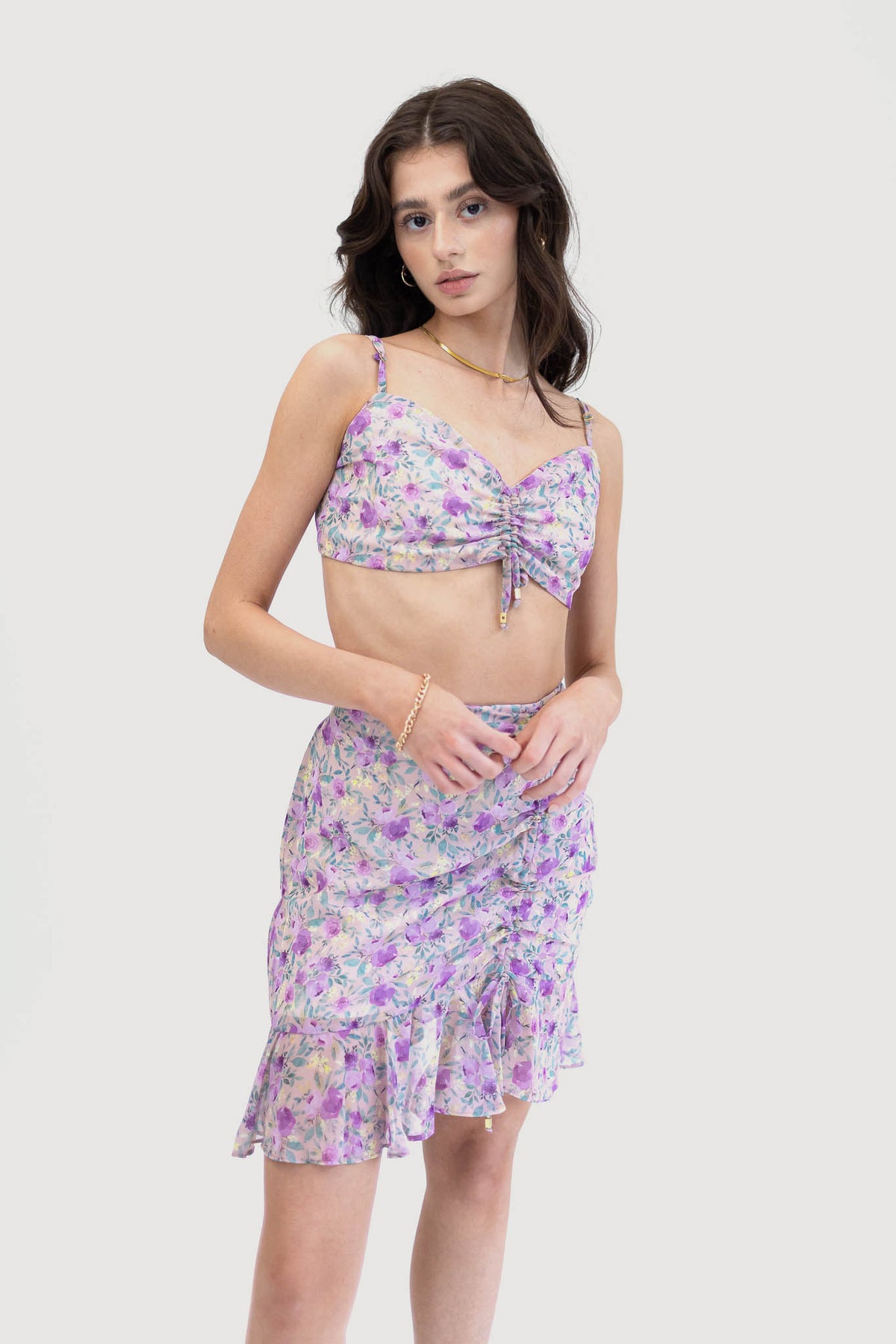 Flirty and Fun Sustainable Summer Matching Top and Skirt Set