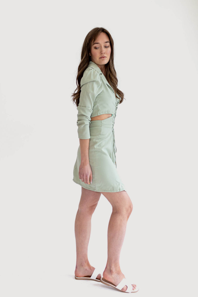 Sustainable Blazer Mini Dress