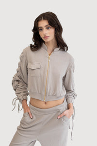Sustainable Knit Oversized Jacket